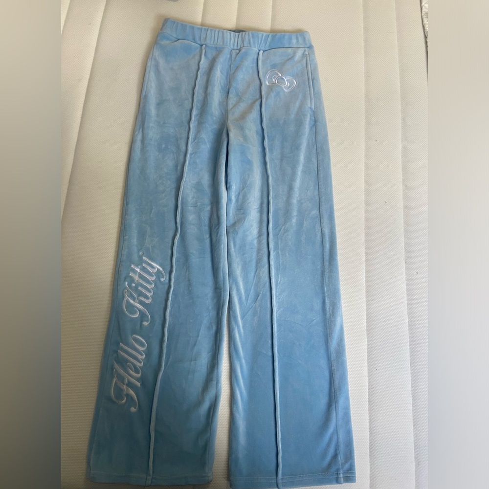 Forever 21 Kids Blue Hello Kitty Sweatpants